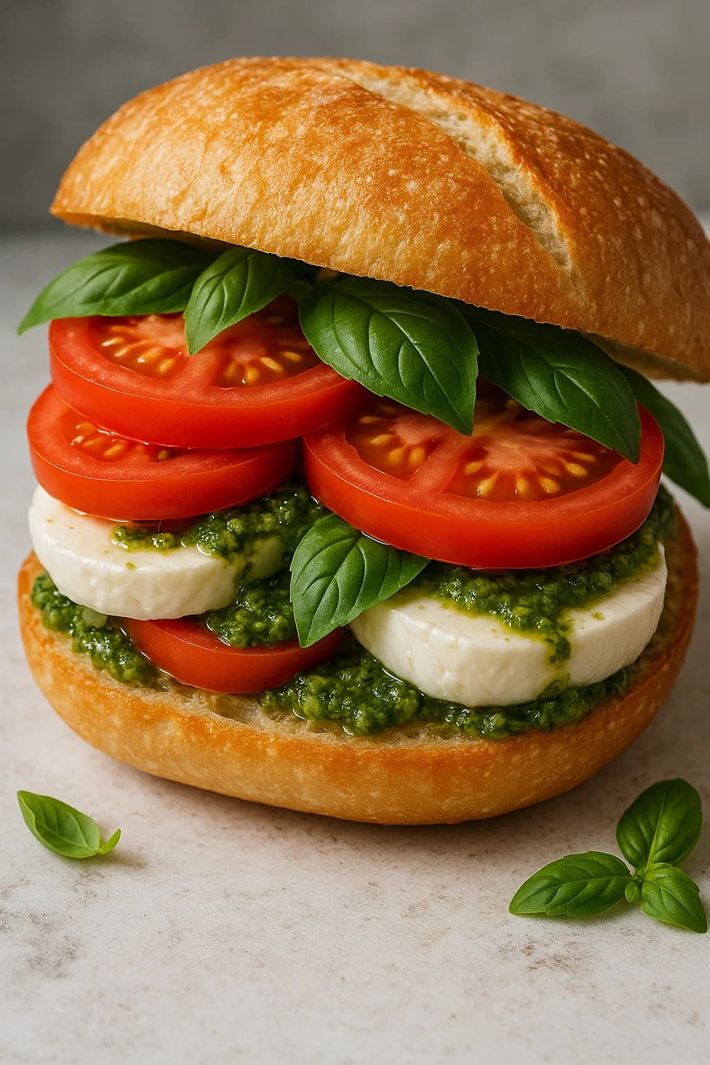 Pesto Cheese & Tomato Toastie